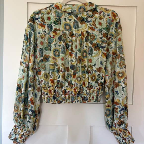 Anthropologie Twist Crop Top Set Size SM - Picture 12 of 16